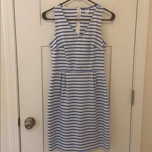 Blue and White Dress